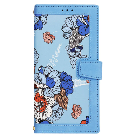 Custodia per Samsung Galaxy S22 Ultra 5G S908, Techsuit, FlipCraft, Blu