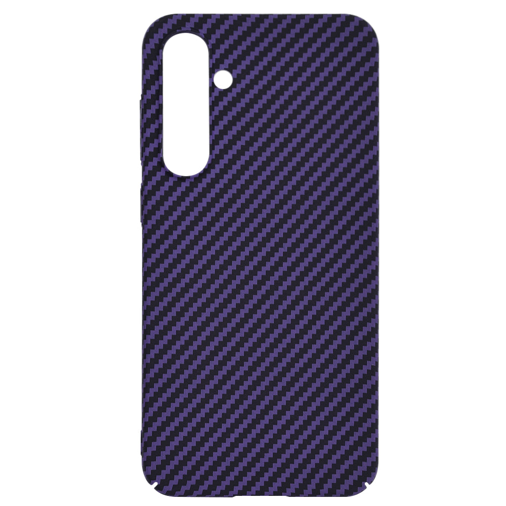 Custodia per Samsung Galaxy S23 FE S711, Techsuit, Carbonite FiberShell, Viola