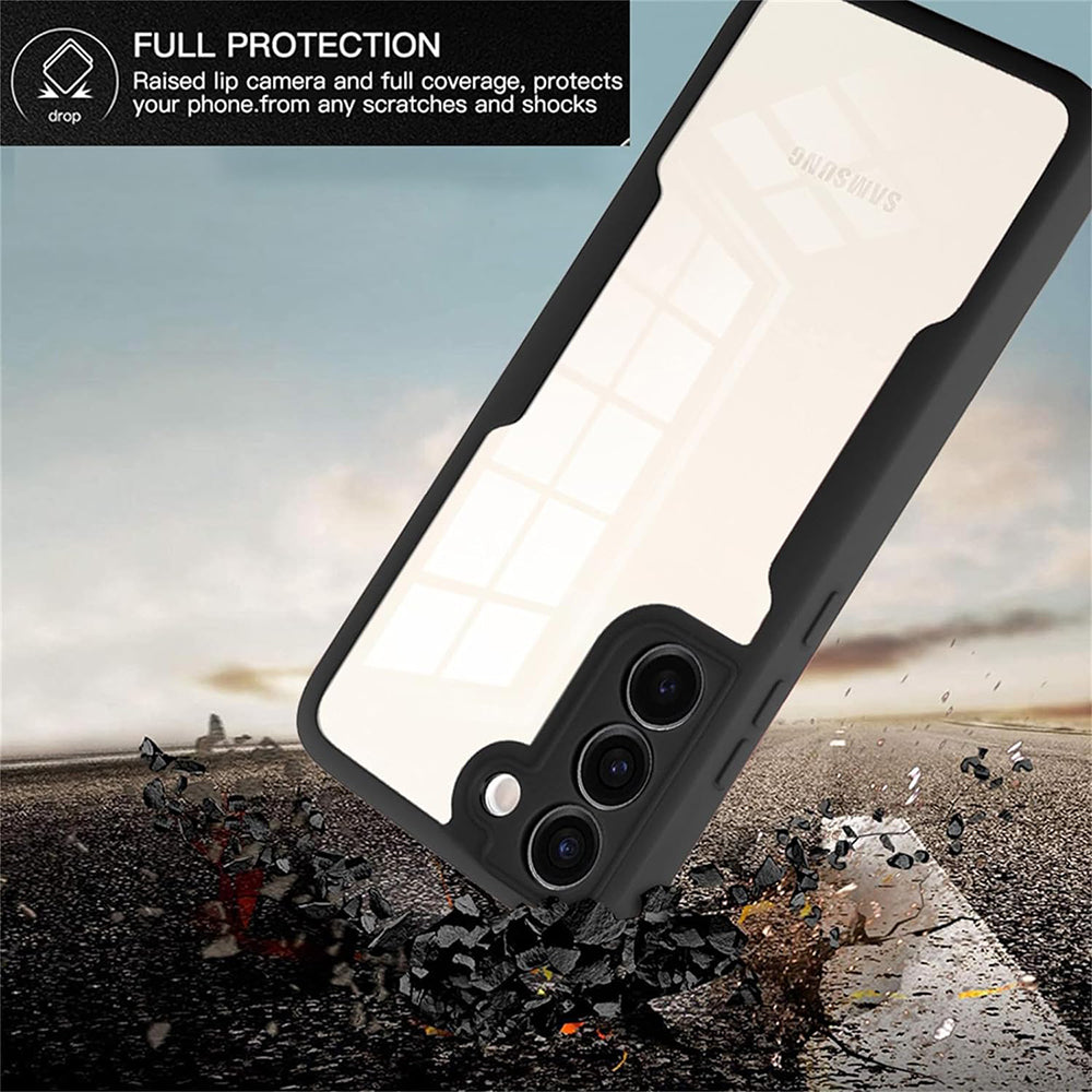 Custodia per Samsung Galaxy S23+ S916, Techsuit, ColorVerse 360, Nera