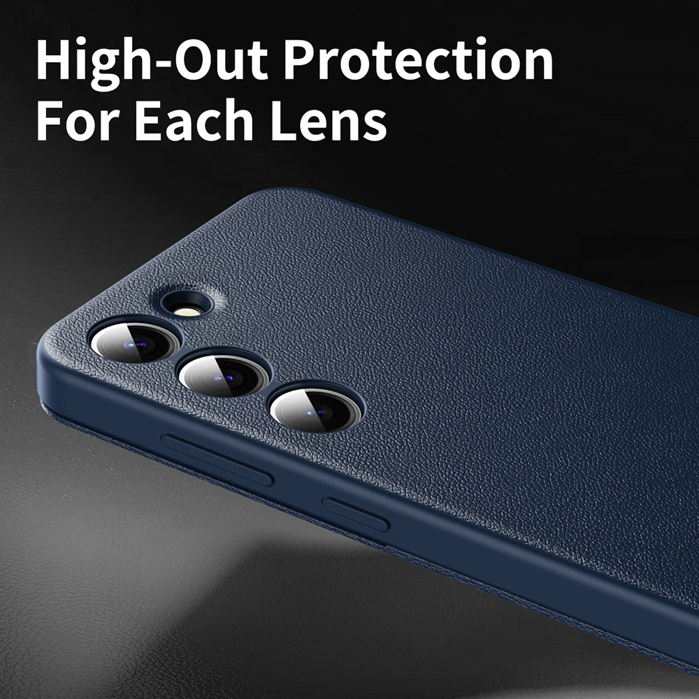 Custodia per Samsung Galaxy S23+ S916, Techsuit, SmartView, Blu
