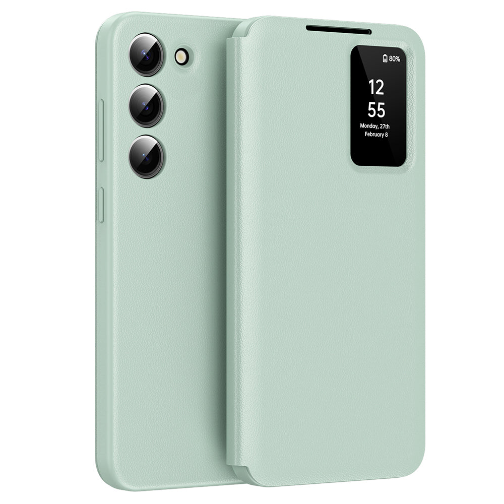 Custodia per Samsung Galaxy S23+ S916, Techsuit, SmartView, Verde