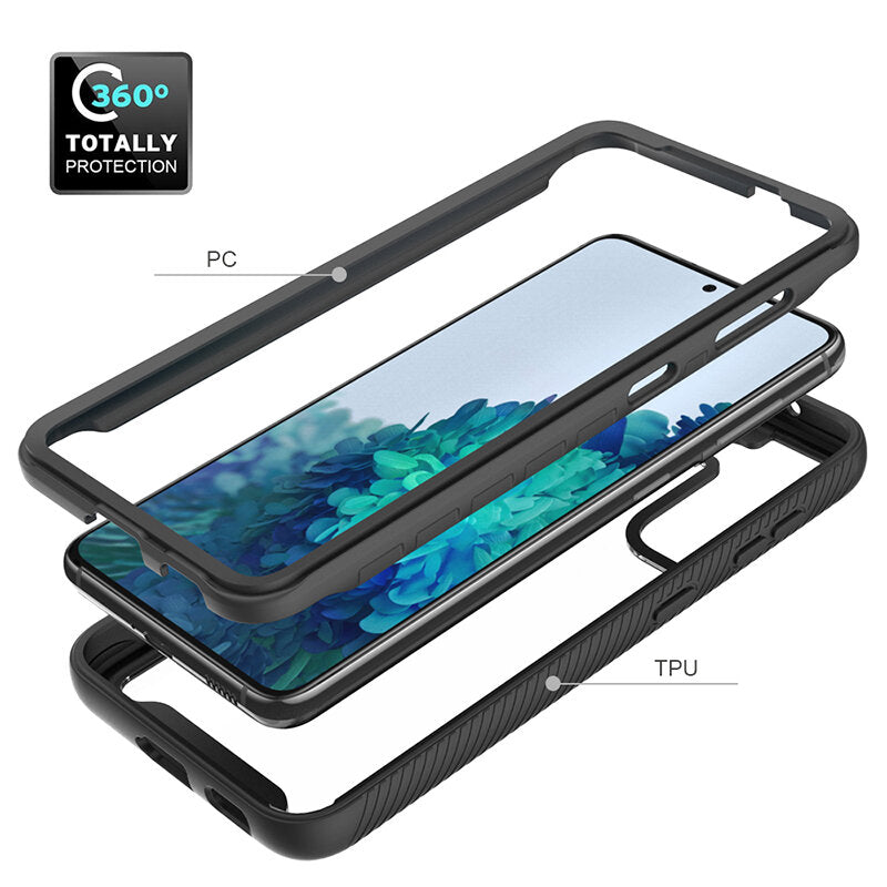 Custodia per Samsung Galaxy S23 S911, Techsuit, Defense360 Pro, Nera