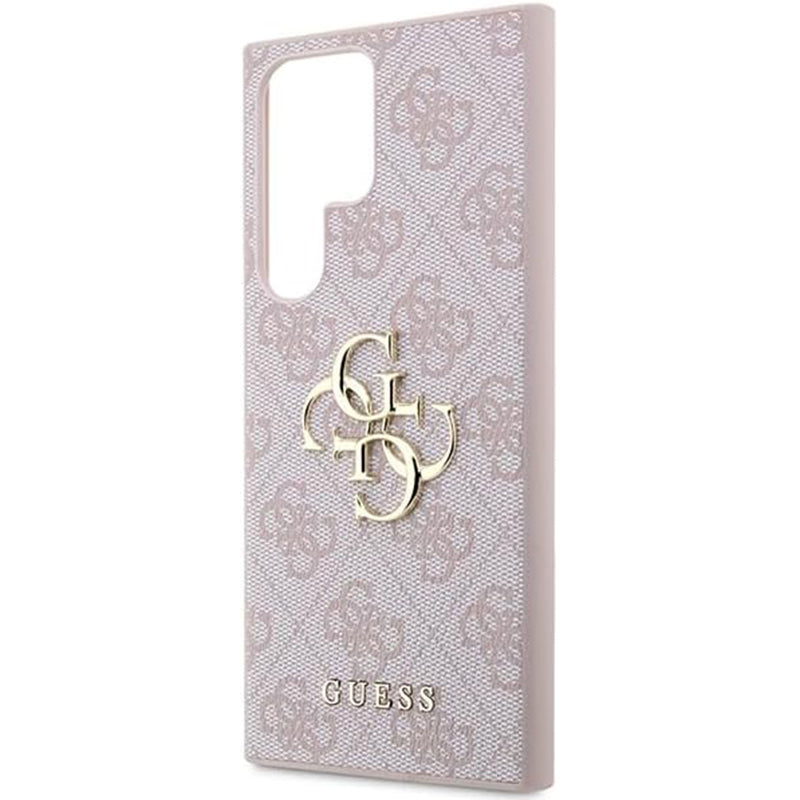 Étui pour Samsung Galaxy S23 Ultra S918, Guess, 4G Big Logo, Rose.