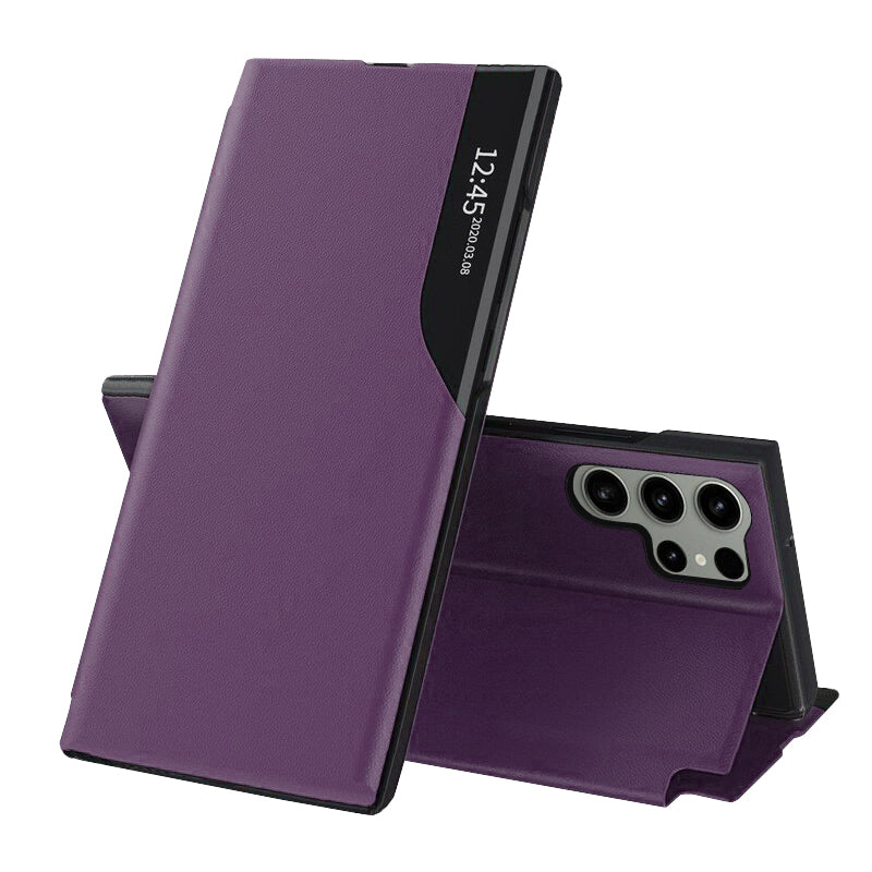 Coque pour Samsung Galaxy S23 Ultra S918, Techsuit, eFold, Violet