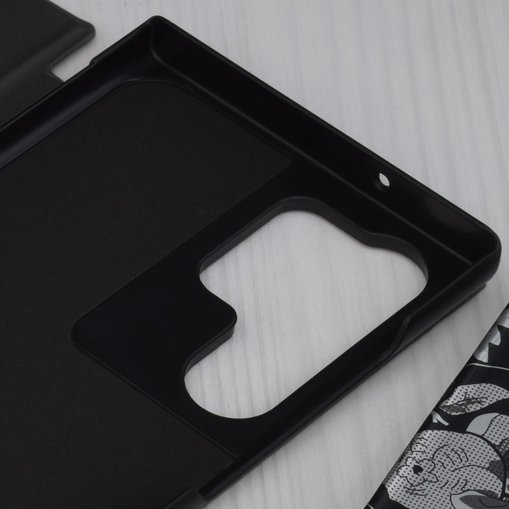 Coque pour Samsung Galaxy S23 Ultra S918, Techsuit, eFold, Noire