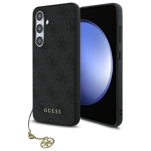 Étui pour Samsung Galaxy S24 FE S721, Guess, 4G Charm, Gris