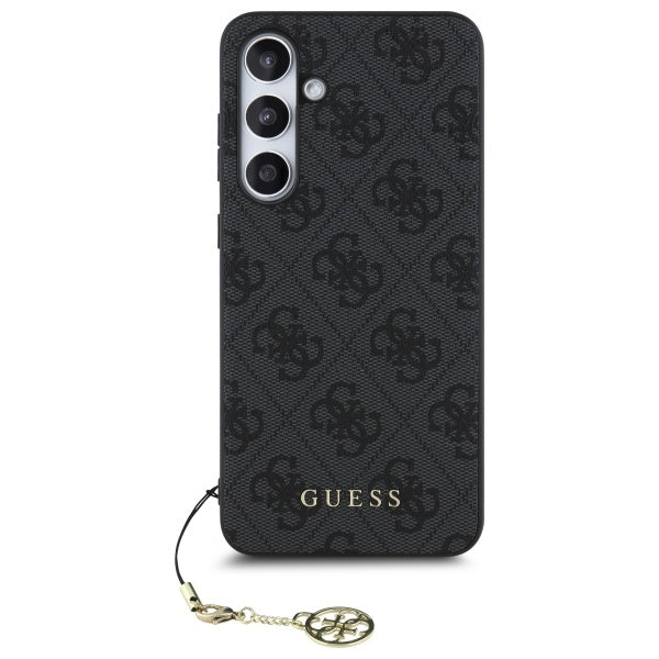 Étui pour Samsung Galaxy S24 FE S721, Guess, 4G Charm, Gris