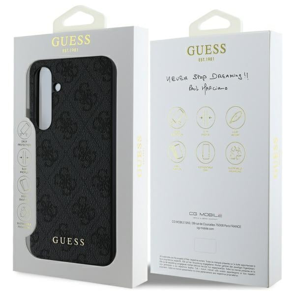 Étui pour Samsung Galaxy S24 FE S721, Guess, 4G Classic, Gris