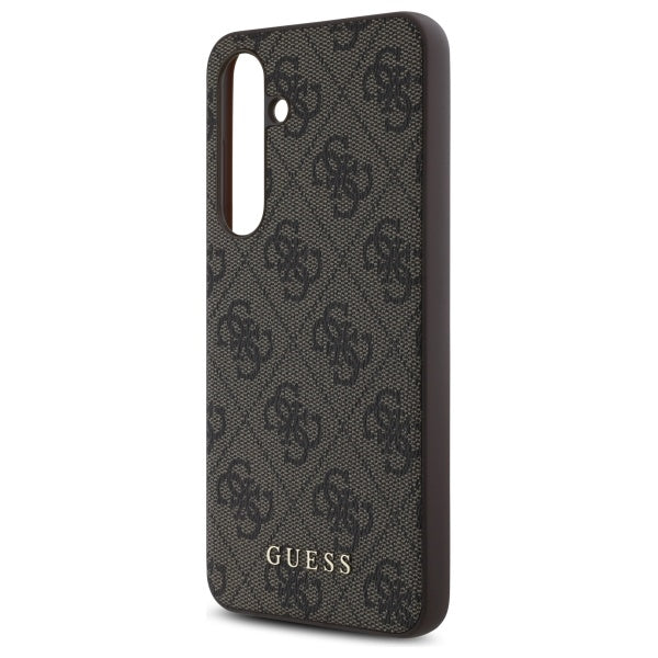Étui pour Samsung Galaxy S24 FE S721, Guess, 4G Classic, Marron