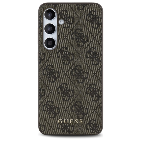 Étui pour Samsung Galaxy S24 FE S721, Guess, 4G Classic, Marron