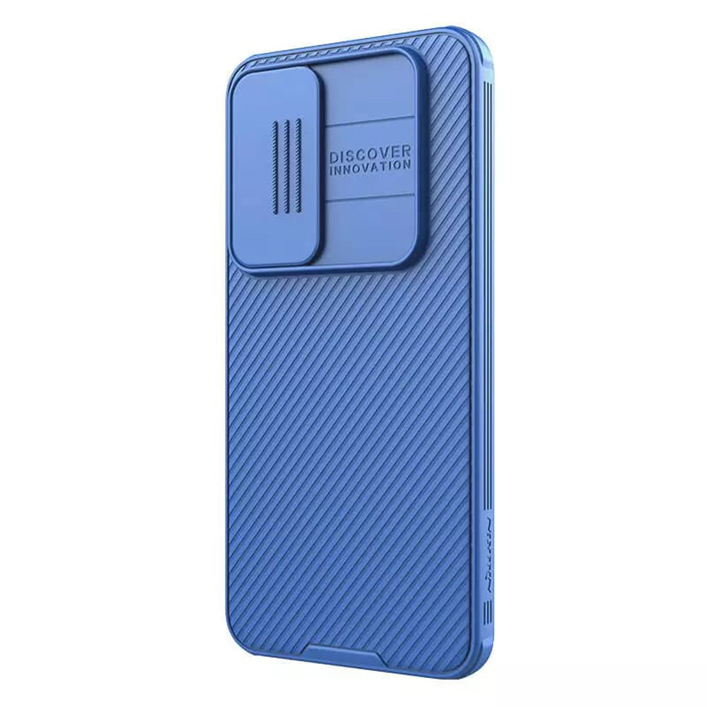 Custodia per Samsung Galaxy S24 FE S721, Nillkin, CamShield Pro, Blu
