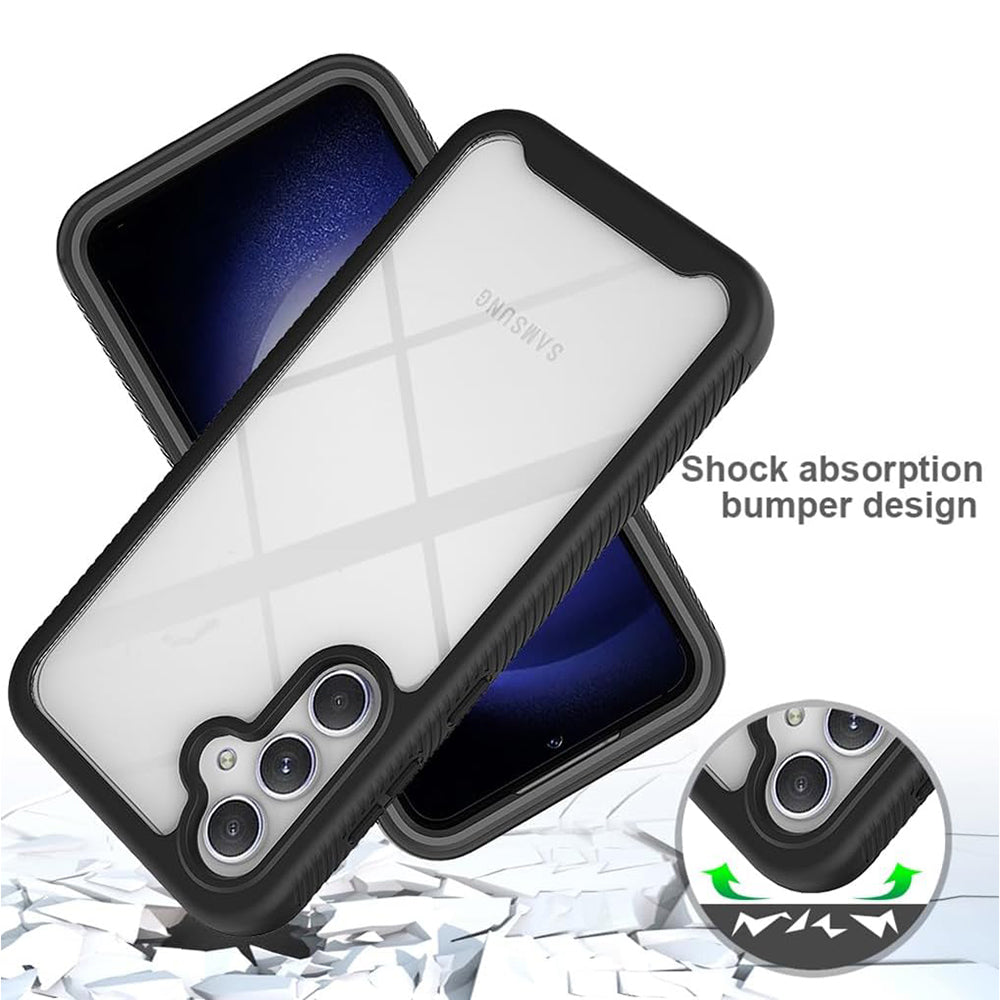 Custodia per Samsung Galaxy S24+ S926, Techsuit, Defense360 Pro, Nera