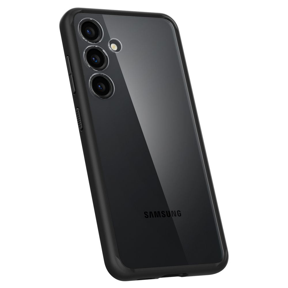 Custodia per Samsung Galaxy S24 S921, Spigen, Ultra Hybrid, Nera Opaca ACS07352