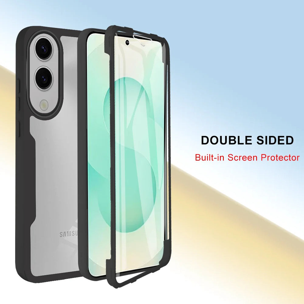 Custodia per Samsung Galaxy S25 Edge S937, Techsuit, ColorVerse 360, Nera