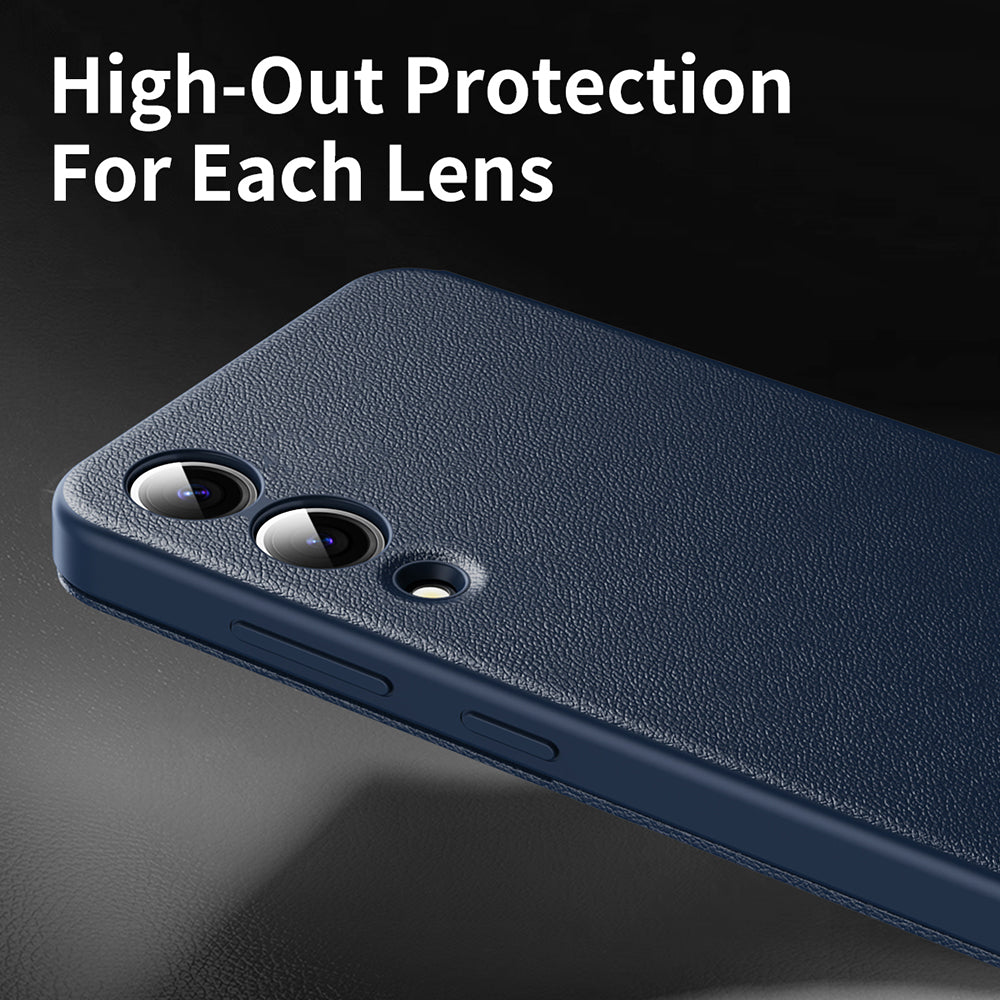 Custodia per Samsung Galaxy S25 Edge S937, Techsuit, SmartView, Blu