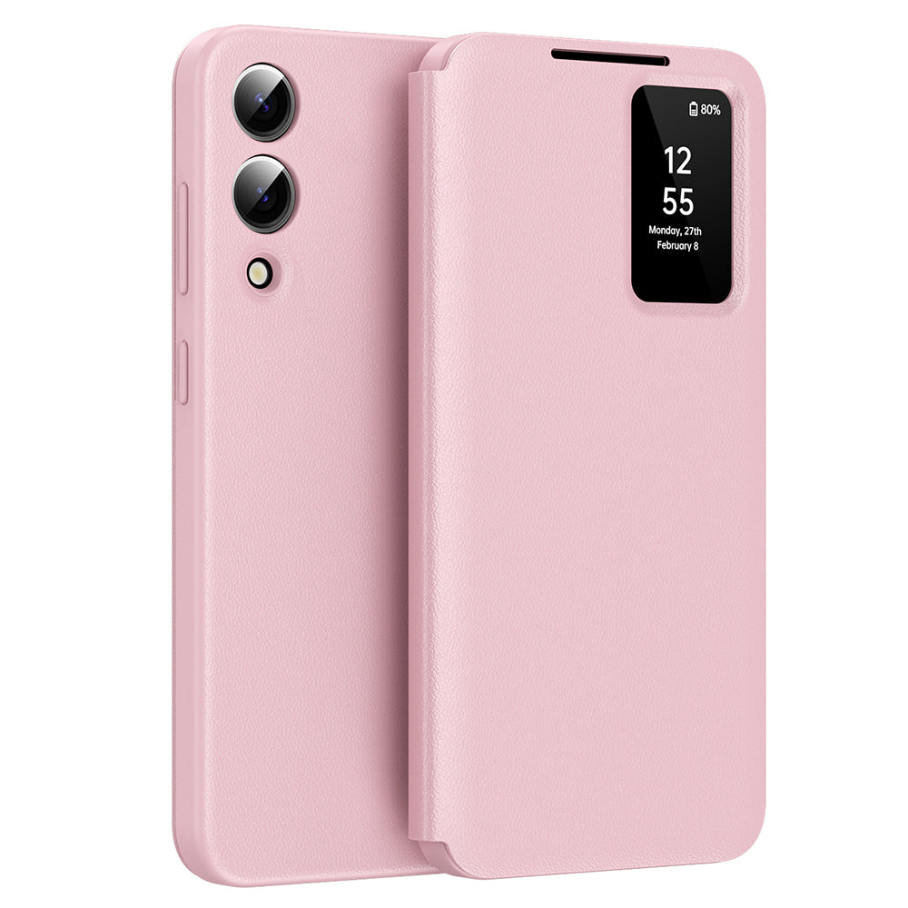 Custodia per Samsung Galaxy S25 Edge S937, Techsuit, SmartView, Rosa