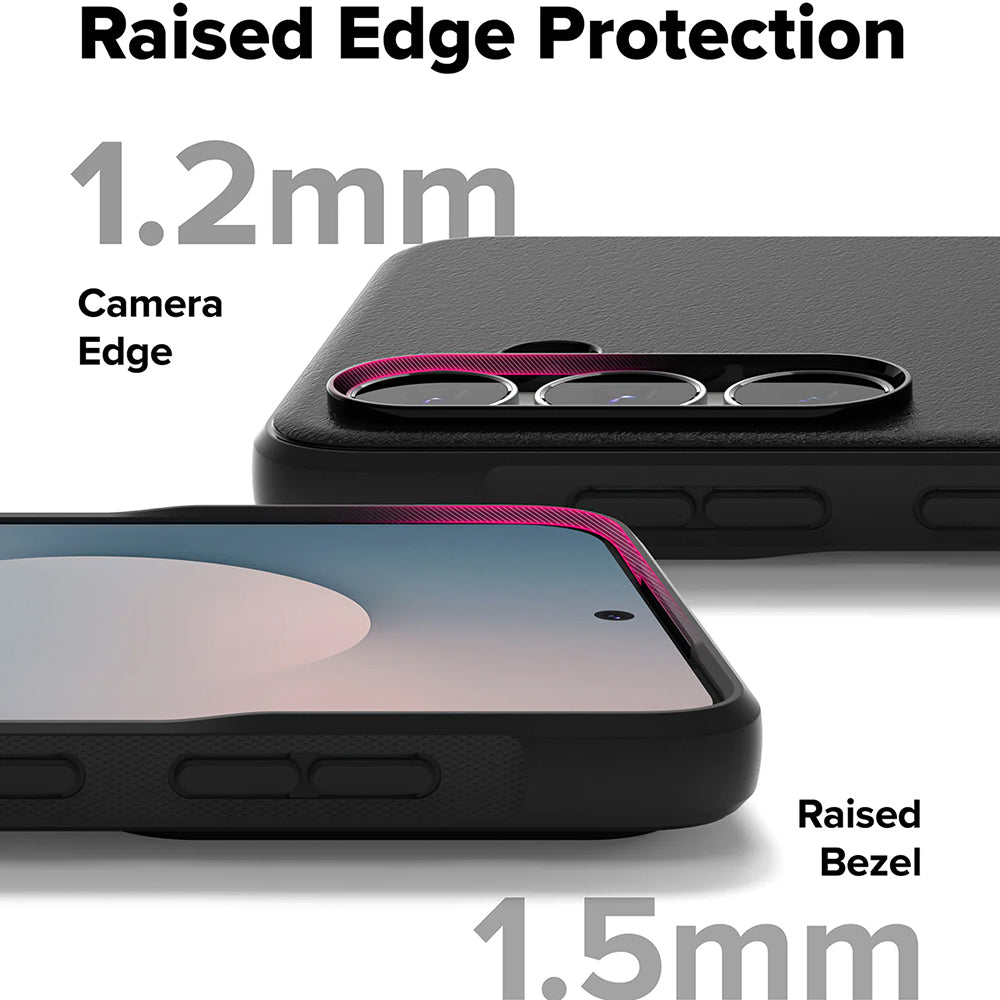 Custodia per Samsung Galaxy S25 FE, Ringke, Onyx, Nera