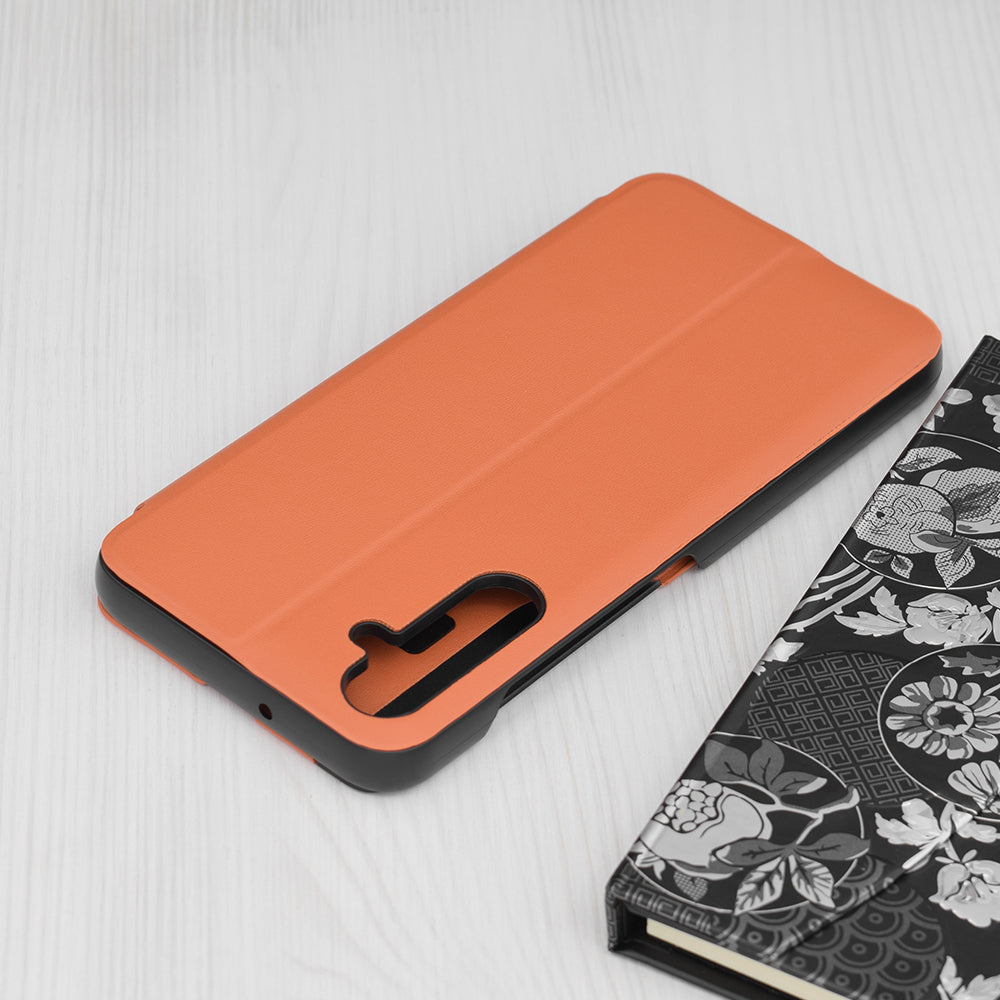 Custodia per Samsung Galaxy S25 FE, Techsuit, eFold, Arancione