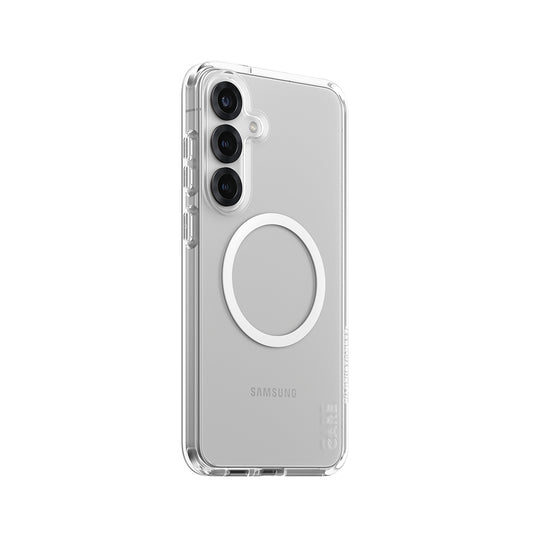 Étui pour Samsung Galaxy S25+ S936, PanzerGlass, Care Urban Combat, Transparent Blanc