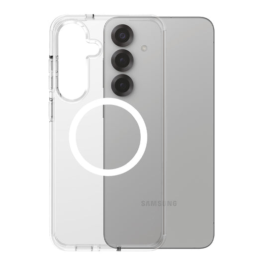 Étui pour Samsung Galaxy S25+ S936, PanzerGlass, Care Urban Combat, Transparent Blanc