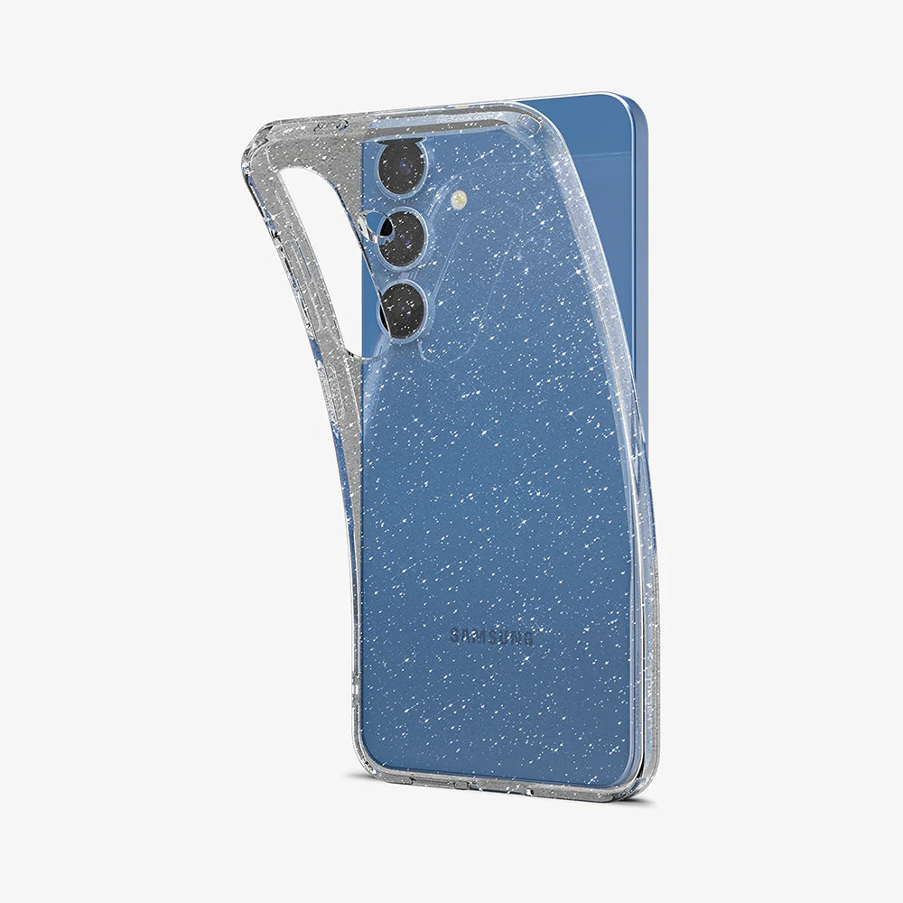 Étui pour Samsung Galaxy S25+ S936, Spigen, Liquid Crystal Glitter, Transparent