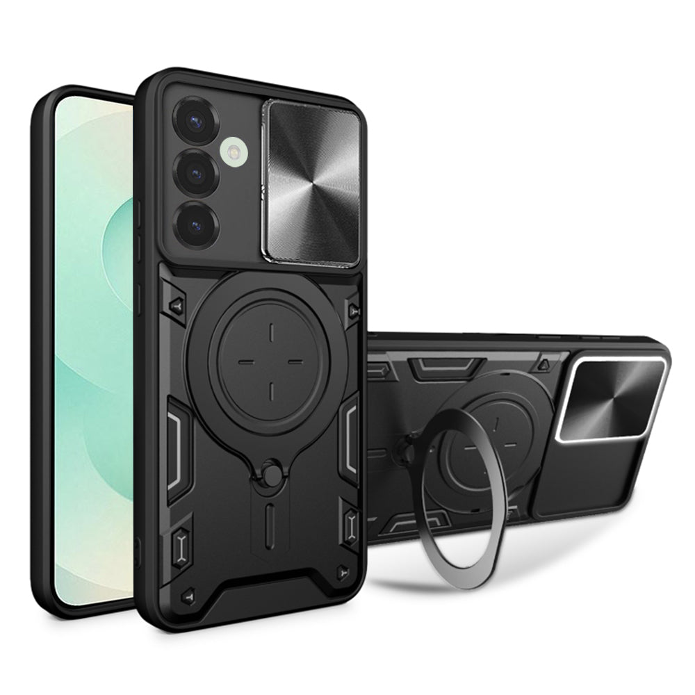 Custodia per Samsung Galaxy S25+ S936, Techsuit, CamGuard Pro, Nera