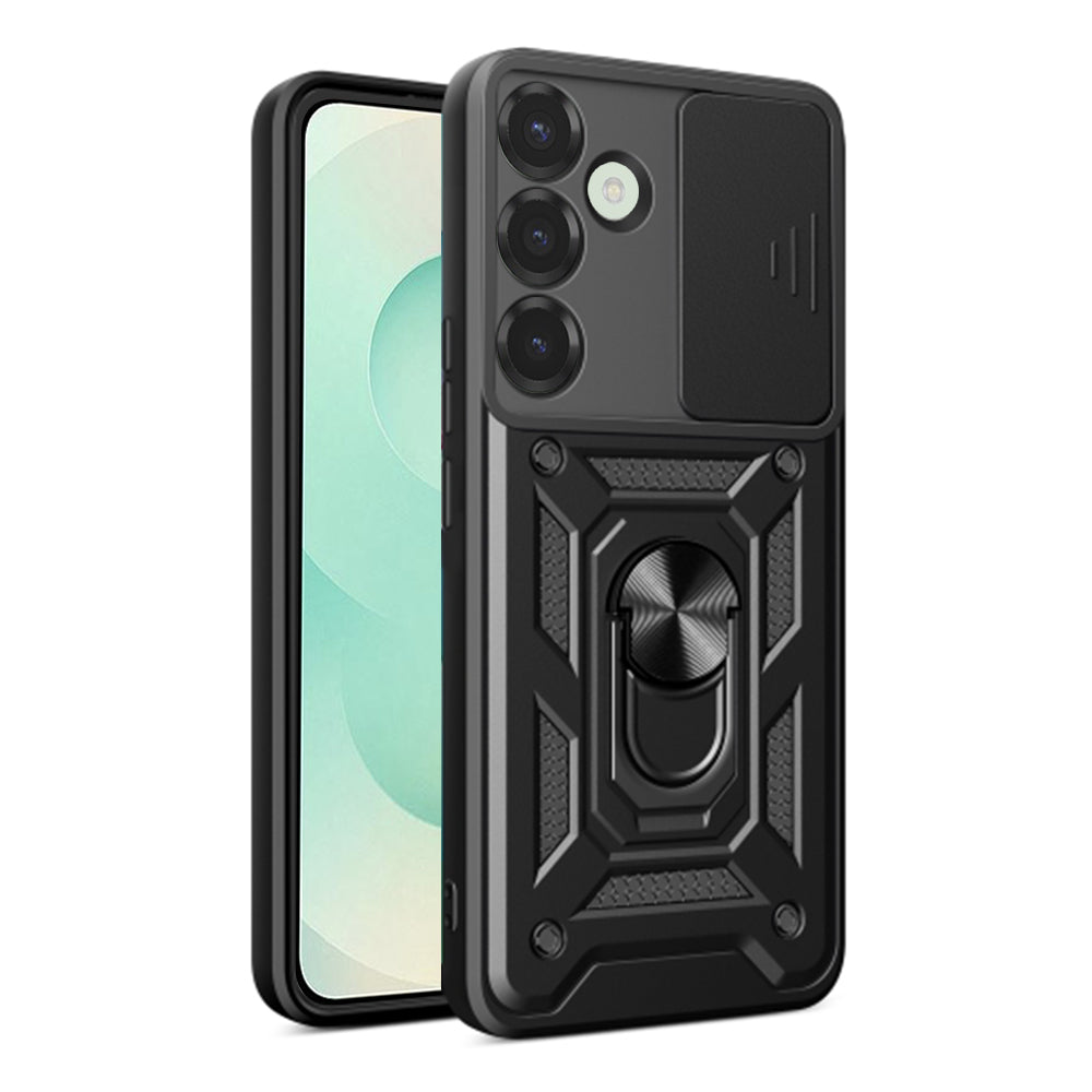Custodia per Samsung Galaxy S25+ S936, Techsuit, CamShield, Nera