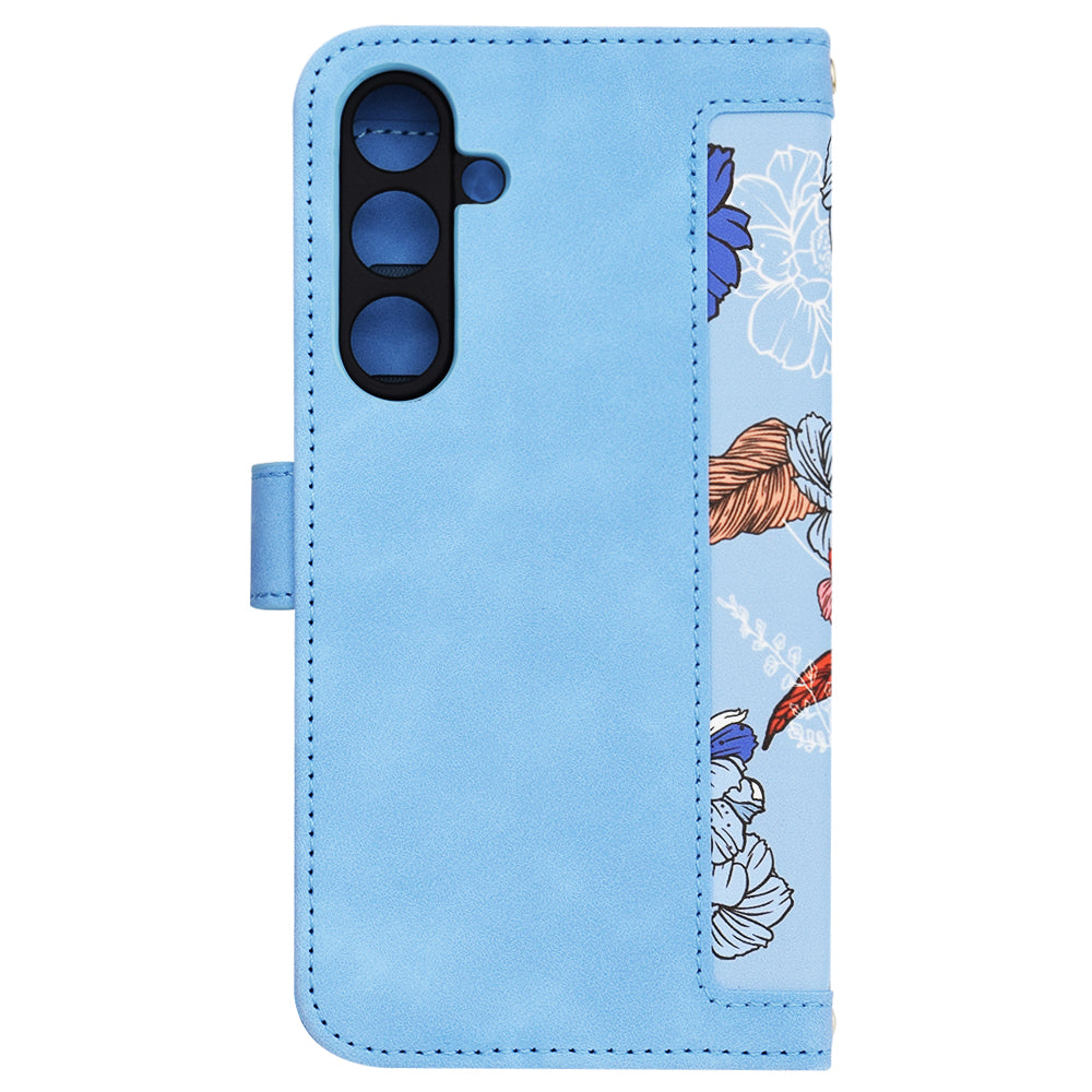Coque pour Samsung Galaxy S25+ S936, Techsuit, FlipCraft, Bleu