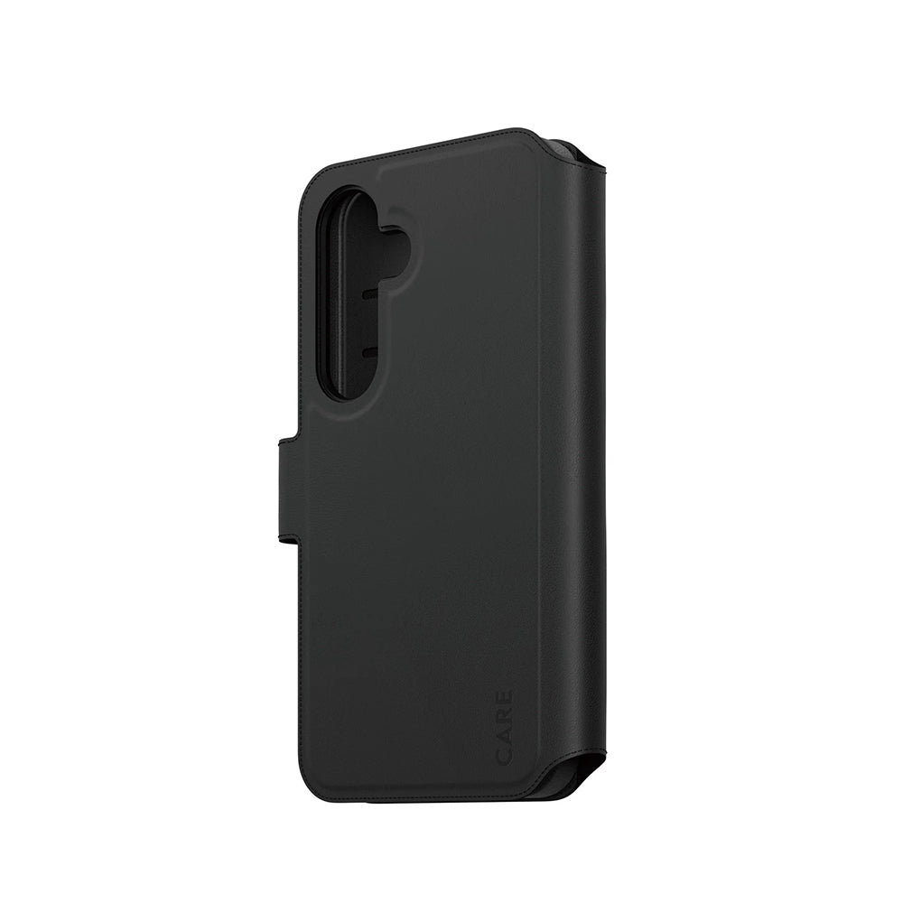 Custodia per Samsung Galaxy S25 S931, PanzerGlass, Care Feature Tango Two-in-One, Nera