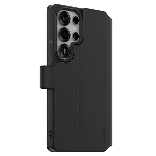 Étui pour Samsung Galaxy S25 Ultra S938, PanzerGlass, avec fonction support et portefeuille, Noir