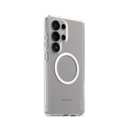 Étui pour Samsung Galaxy S25 Ultra S938, PanzerGlass, Care Urban Combat, Transparent Blanc
