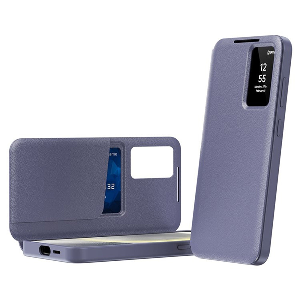 Custodia per Samsung Galaxy S25 Ultra S938, Techsuit, SmartView, Viola
