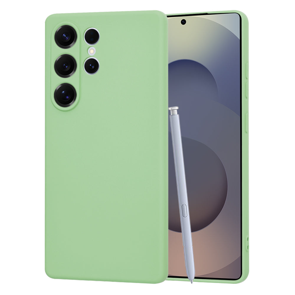 Custodia per Samsung Galaxy S25 Ultra S938, Techsuit, SoftFlex, Verde Chiaro