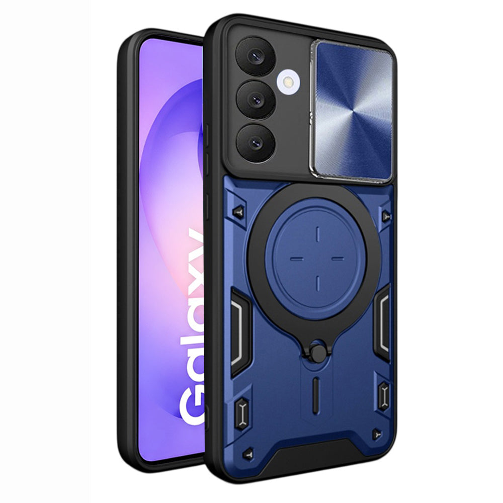Custodia per Samsung Galaxy S26 FE S741 / S25 FE, Techsuit, CamGuard Pro, Blu