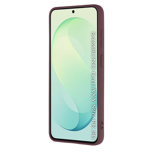 Hülle für Samsung Galaxy S26 FE S741 / S25 FE, Techsuit, SoftFlex, Burgunderrot