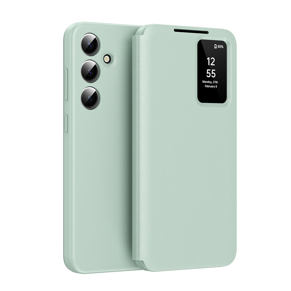 Custodia per Samsung Galaxy S26 FE S741, Techsuit, SmartView, Verde