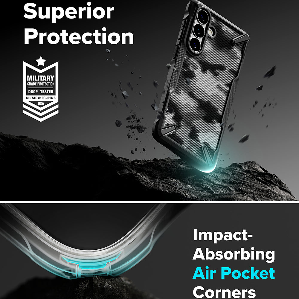 Custodia per Samsung Galaxy S26 Plus S947, Ringke, Fusion X, Camuffamento