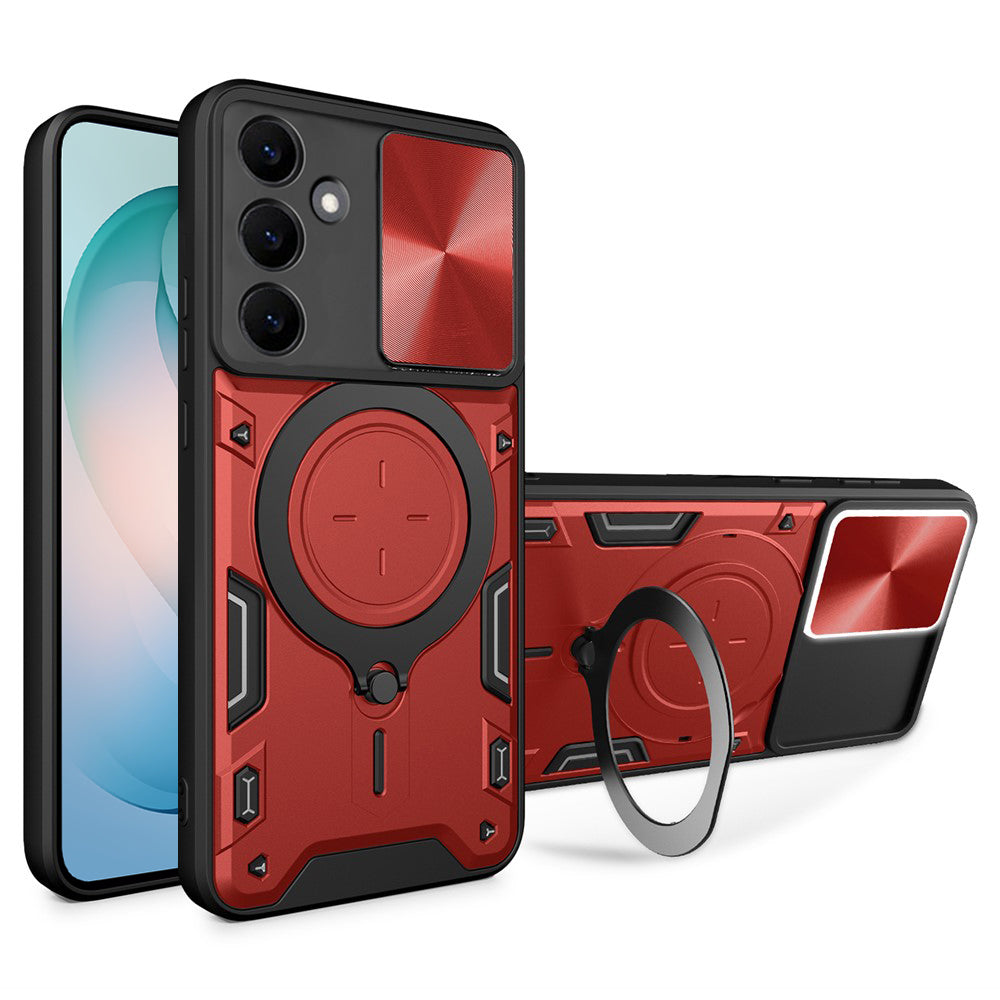 Custodia per Samsung Galaxy S26 Plus, Techsuit, CamGuard Pro, Rossa