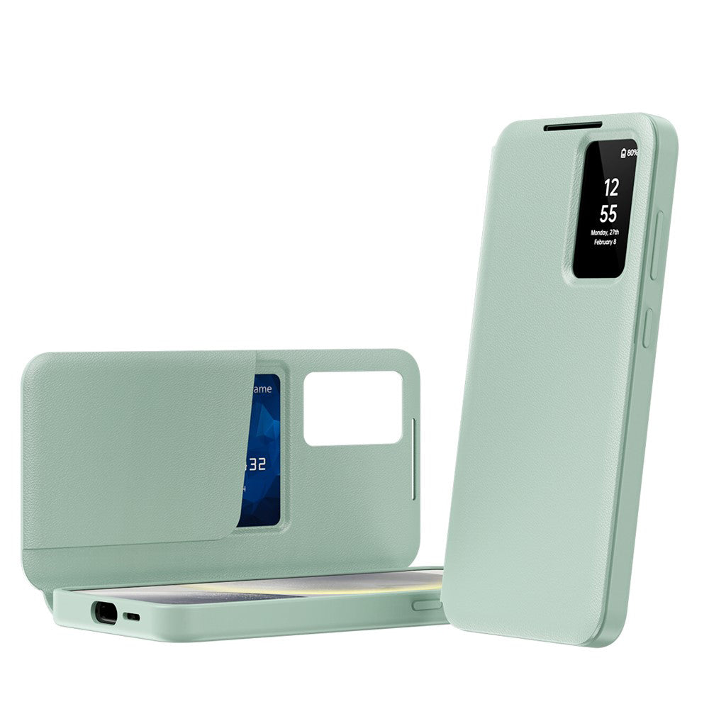 Étui pour Samsung Galaxy S26 Plus S947, Techsuit, SmartView, Vert