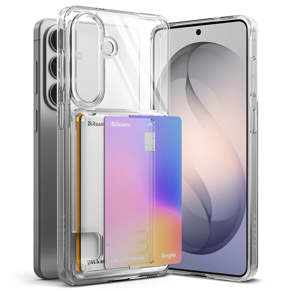 Étui pour Samsung Galaxy S26 S942, Ringke, Fusion Card, Transparent