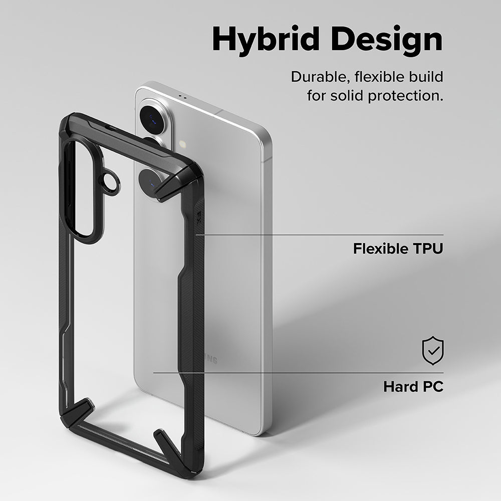 Custodia per Samsung Galaxy S26 S942, Ringke, Fusion X, Nera