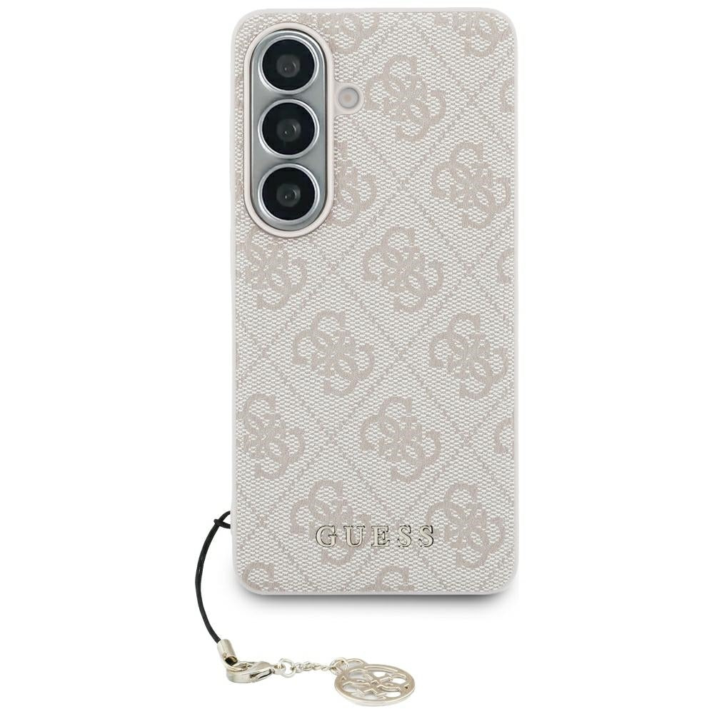 Custodia per Samsung Galaxy S26 S942, Guess, 4G Classic Logo Charm, Rosa