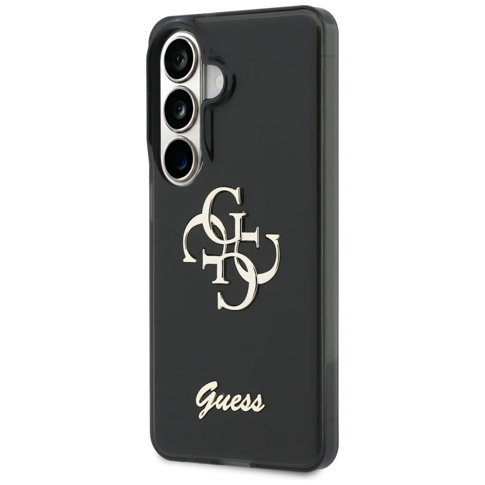 Custodia per Samsung Galaxy S26 S942, Guess, IML Big Metal 4G Script, Nera