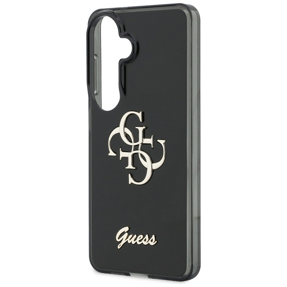 Custodia per Samsung Galaxy S26 S942, Guess, IML Big Metal 4G Script, Nera
