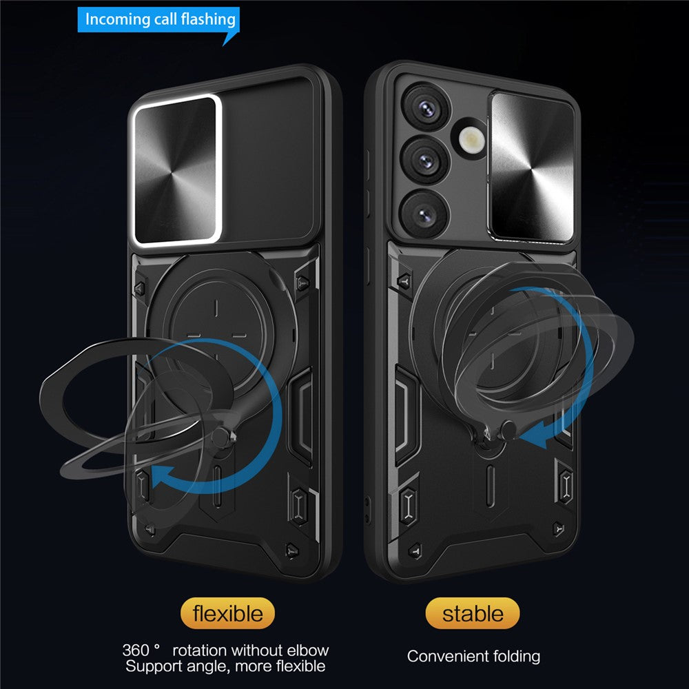 Custodia per Samsung Galaxy S26 S942, Techsuit, CamGuard Pro, Nera
