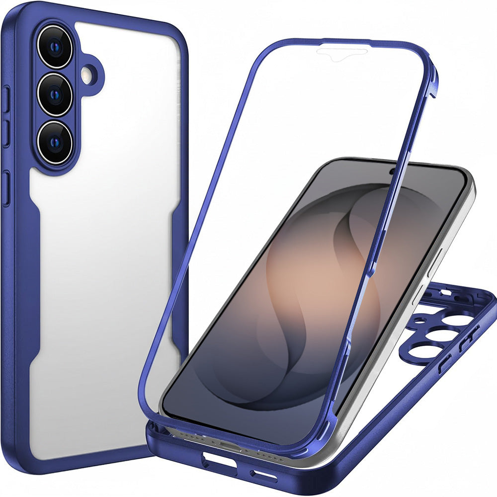 Custodia per Samsung Galaxy S26 S942, Techsuit, ColorVerse 360, Blu