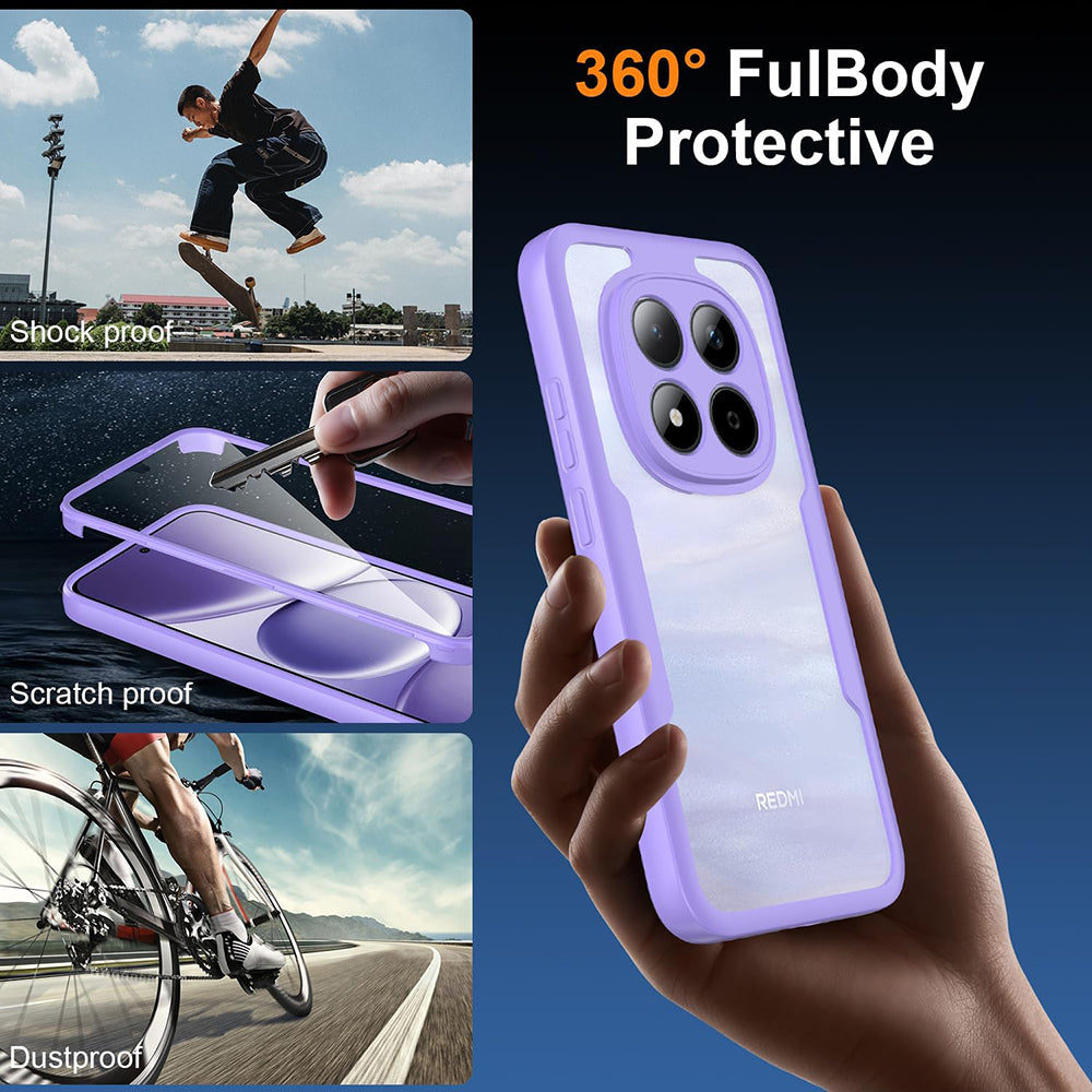 Custodia per Samsung Galaxy S26 S942, Techsuit, ColorVerse 360, Viola