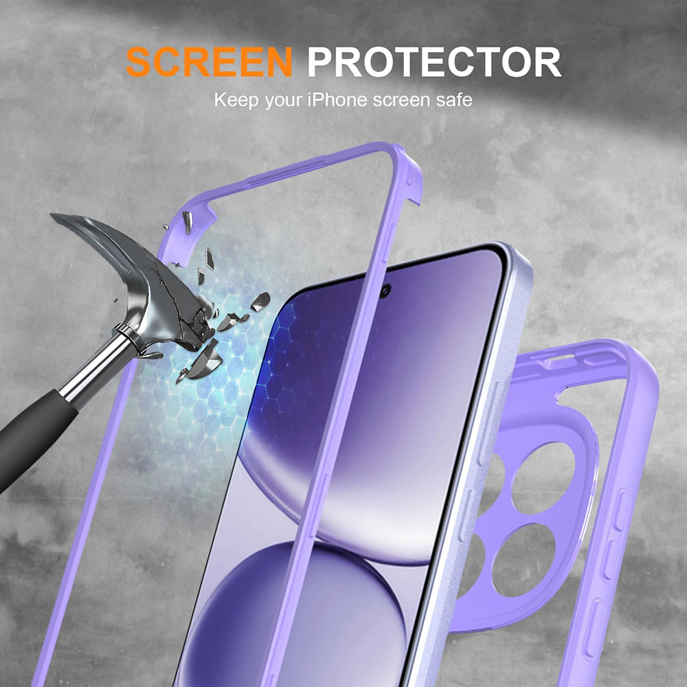 Custodia per Samsung Galaxy S26 S942, Techsuit, ColorVerse 360, Viola
