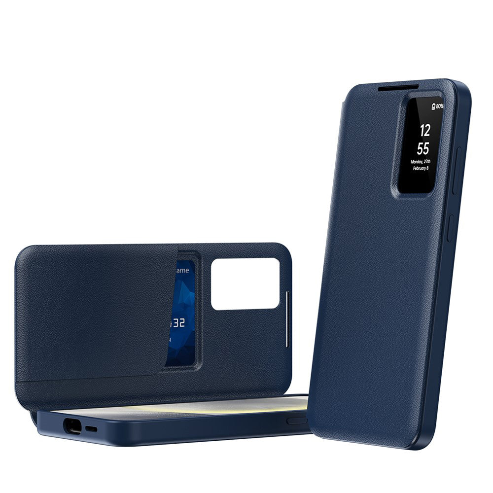Hülle für Samsung Galaxy S26 S942, Techsuit, SmartView, Blau