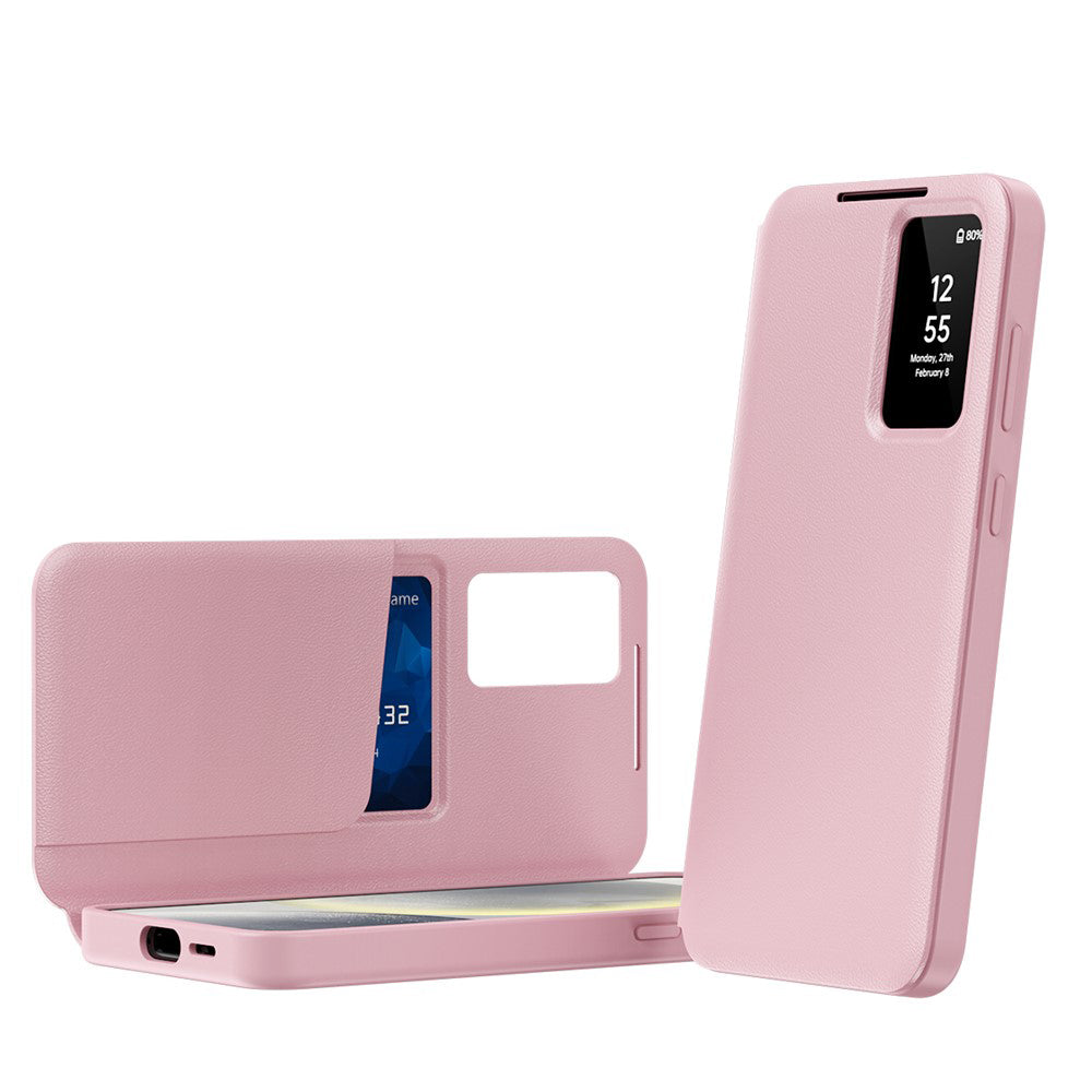 Custodia per Samsung Galaxy S26 S942, Techsuit, SmartView, Rosa